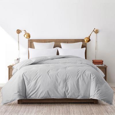 Button Stitch Down Comforter by St. James Home in Grey (Size KING)