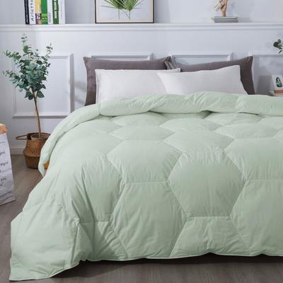 Honeycomb Stitch Down Alternative Comforter by St. James Home in Dewkist (Size KING)
