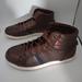 Levi's Shoes | Levi's Boys High Top Sneaker Boots Brown Faux Leather Lace Up Levi's Logo Size 5 | Color: Brown/Tan | Size: 5bb