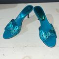 Coach Shoes | Coach Vintage Summer Sandal-8.5 | Color: Blue | Size: 8.5