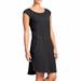 Athleta Dresses | Athleta Redondo Dress Black Cinch Waist Silk Blend | Color: Black | Size: Xs