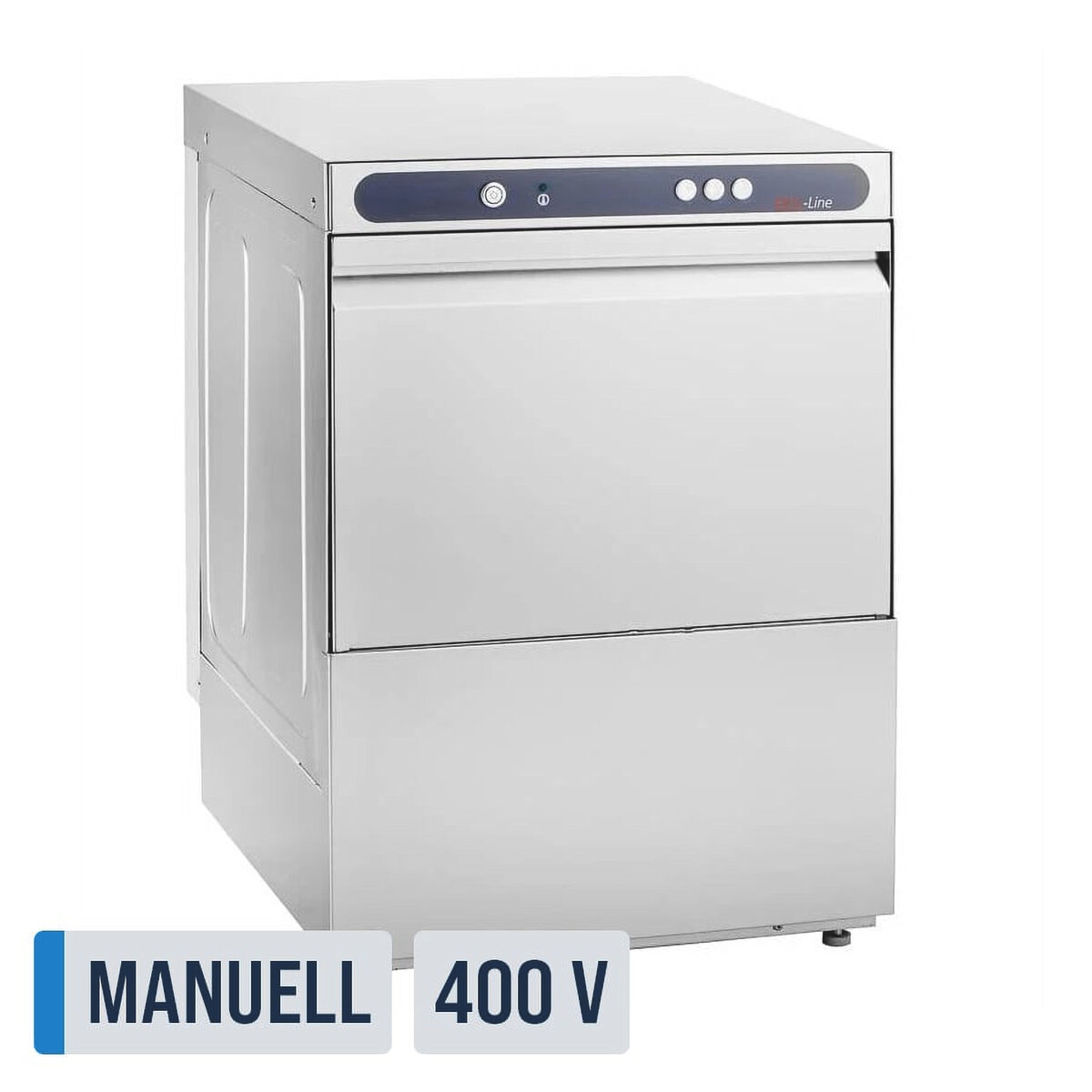 GastroHero Geschirrspülmaschine ECOLINE-GSM54S | 50x50 cm Korbmaß | Reiniger- & Klarspüldosierer | 400 V | Made in Europe Image