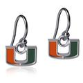 Women's Dayna Designs Miami Hurricanes Enamel Dangle Earrings