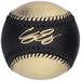 Cody Bellinger Chicago Cubs Autographed Black & Gold Leather Baseball