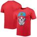 Men's Heathered Red Vejigantes de Scranton/Wilkes-Barre Copa la Diversion Sugar Skull Tri-Blend T-Shirt