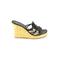 MICHAEL Michael Kors Wedges: Black Solid Shoes - Womens Size 8 1/2 - Open Toe