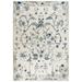 Blue/White 87 x 30 x 0.4 in Area Rug - Rizzy Home Geometric Area Rug in White/Blue/Beige Polypropylene | 87 H x 30 W x 0.4 D in | Wayfair