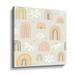 Indigo Safari Tan Rainbows & Daisies Gallery Wrapped Canvas Canvas, Wood in Pink | 18 H x 18 W x 2 D in | Wayfair 9B3FF3344072498294E6B20E4446DBD3