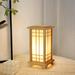 Loon Peak® Chiraag Novelty Table Lamp Solid Wood in Brown | 17.7 H x 9.44 W x 9.44 D in | Wayfair 8CC8A9BFF6AC4B3981512BF9EF94EEF3