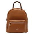 L.CREDI - Budapest City Rucksack 28 cm Rucksäcke Braun Damen