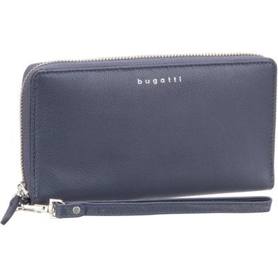 Bugatti Langbörse Lady Top Zip Around Ladywallet Dunkelblau Schwarz Damen Image