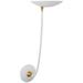 Visual Comfort Signature Collection Thomas O'Brien Keria 23 Inch LED Wall Sconce - TOB 2783WHT/HAB