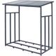 Ml-design - Abri Bois de Chauffage, Étagère Rangement Extérieur Métal, Anthracite, xxl 187,5x70x185