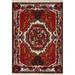 Traditional Bakhtiari Persian Rug Hand-knotted Wool Carpet - 3'8" x 4'10"