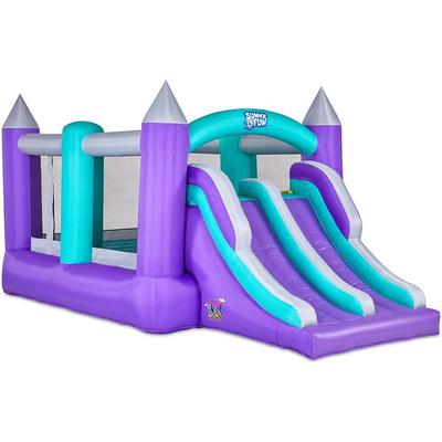 Sunny & Fun Inflatable Bouncy Castle with Dual Slide