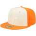 Men's New Era Cream/Orange York Knicks Cork Two-Tone 59FIFTY Fitted Hat