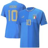 Men's Puma Lorenzo Insigne Blue Italy National Team 2022/23 Home Authentic Player Jersey