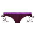J. Crew Swim | J. Crew Bikini Bottom L String Mulberry Combo Colorblock | Color: Pink/Purple | Size: L