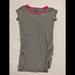 Nike Shirts & Tops | Nike Dri Fit Tennis T-Shirt In Gray | Color: Gray/Pink | Size: Lg