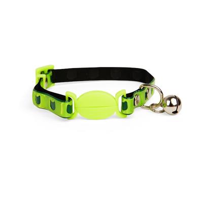 YOULY Neon Yellow Cat Collar, Medium