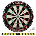 Viper Resolute Backboard, League Dartboard, Throw Line, Steel Tip Darts In A Jar, w/ Spare Flights & Shafts in Gray | Wayfair 42-9042