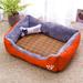 Tucker Murphy Pet™ Dog Bed Pet Kennel 5523A58396E34411B49C1B9AC912C825 Cotton in Orange | 6 H x 23.5 W x 18 D in | Wayfair