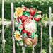 The Holiday Aisle® Sweet Summer Dwarf Diminutive Wall Decor Wood in Brown/Green/Red | 12 H x 9 W x 0.3 D in | Wayfair