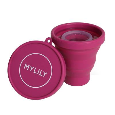 MYLILY - Menstruationstassen Case Schwarz Tampons & Menstruationscups