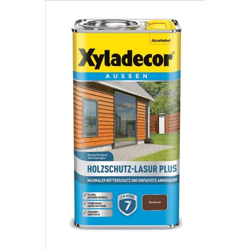 Xyladecor - Holzschutz-Lasur Plus, Nussbaum, 4 l