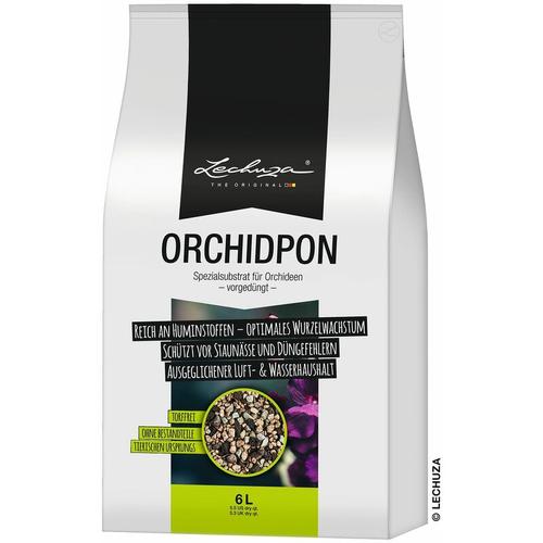 LECHUZA® Granulat ORCHIDPON nährstoffreiches Orchideensubstrat 6 Liter