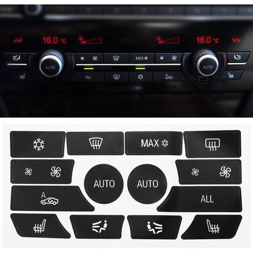 Auto Dash Klima Aufkleber Aufkleber Button Reparatur Button Aufkleber Kit Für bmw 5er 09-15