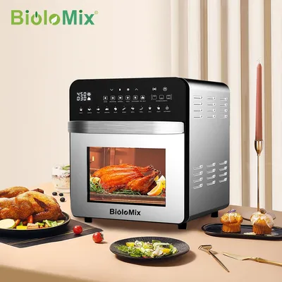 BioloMix – friteuse à Air 15l 1700W grille-pain à double chauffage rôtissoire et déshydrateur