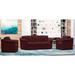 Made to Order Marino 100% Top Grain Leather Sofa and Two Chairs Set