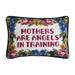 Mothers And Angels Needlepoint Petite Pillow Decor Decoration Throw Pillow for Couch Chair Living Room Bedroom