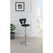 Poundex Adjustable Height & Swivel Barstool - 34" up to 40"H x 16"W x 18"D