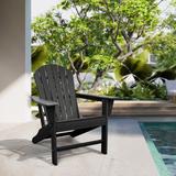 HDPE Resin Wood Adirondack Chair Patio Chairs Lawn Chair, Weather Resistant for Garden, Backyard, Beach, Pool & Lawn Furniture