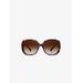Michael Kors Costa Brava Sunglasses Brown One Size