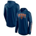 Men's Fanatics Branded Navy Chicago Bears Front Runner Long Sleeve Hooded T-Shirt