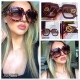 Gucci Accessories | New Gucci Swarovski Crystal Sunglasses | Color: Gold | Size: Os