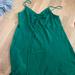 Zara Dresses | Green Slip Dress | Color: Green | Size: M