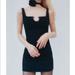 Zara Dresses | Nwtzara Strappy Denim Mini Dress | Color: Black | Size: Xs