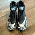 Nike Shoes | Mens Nike Cleats Size 8.5us | Color: Black/White | Size: 8.5