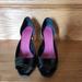 Kate Spade Shoes | Kate Spade Patent Leather Heels Shoes Size 7 M | Color: Black | Size: 7