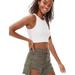 American Eagle Outfitters Shorts | American Eagle Outfitters Highest Rise Mom Shorts Olive Green Size 8 29w | Color: Green | Size: 8