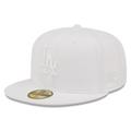 Men's New Era Los Angeles Dodgers White on 59FIFTY Fitted Hat