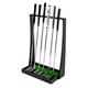 Gosports Premium Wooden Golf Putter Stand, Holds 6 Clubs - Metal in Black | 29 H x 11 W x 17 D in | Wayfair GOLF-PUTTERSTAND-01-BLACK