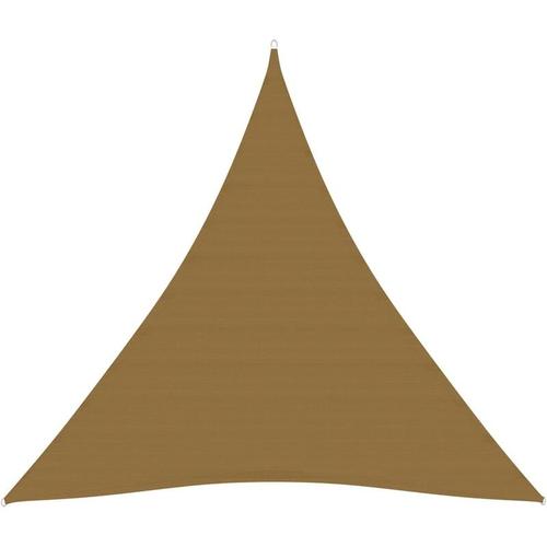 Sonnensegel,Sonnenschutzsegel 160 g/m² Taupe 4,5×4,5×4,5 m hdpe vidaXL