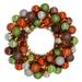 The Holiday Aisle® 16" Polyurethane Wreath Most Realistic Faux in Green/Red/White | 16 H x 16 W x 4 D in | Wayfair C6F1356E479F4E0EAEB9D33569A7602B