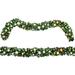 Queens of Christmas 108' Garland w/ 100 Warm Lights | 7 H x 108 W x 14 D in | Wayfair GARBM-09-WOOD-LWW