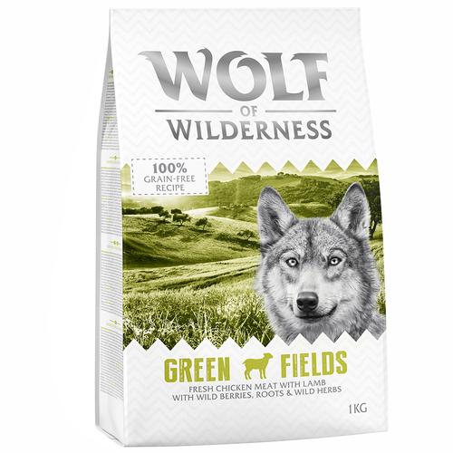 "5 x 1 kg ""Green Fields"" - Lamm Wolf of Wilderness Adult Hundefutter"
